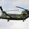 Flying Chinook Helicopter Diamond Painting