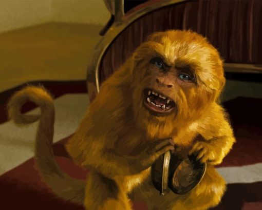 Golden Monkey The Golden Compass Diamond Painting