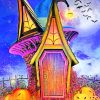 Halloween House Diamond Painting