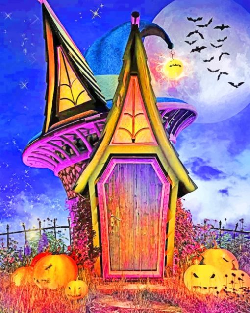 Halloween House Diamond Painting