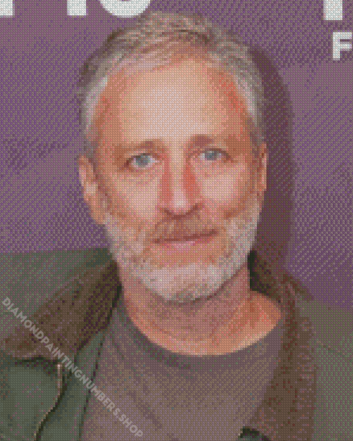 Jon Stewart Diamond Painting