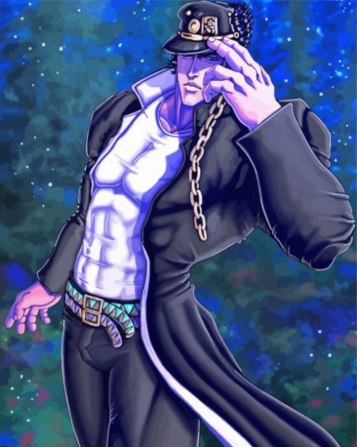 Jojos Bizarre Adventure Jotaro Kujo Diamond Painting