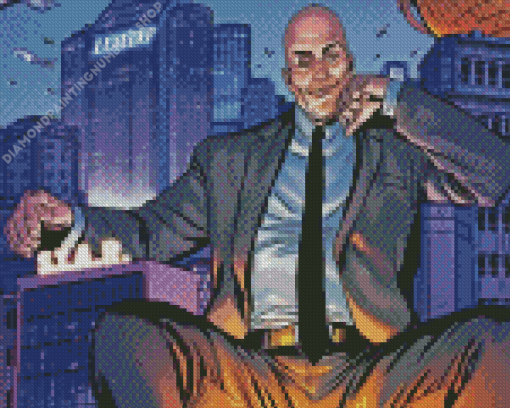 Lex Luthor Header Diamond Painting