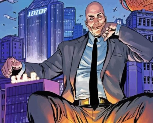 Lex Luthor Header Diamond Painting