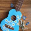 Light Blue Guitar Diamond Painting