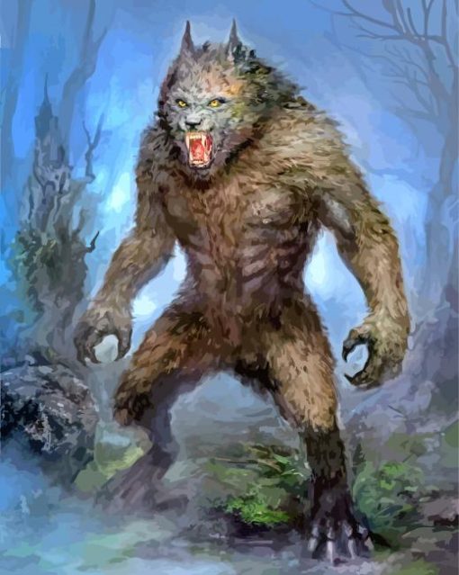 Mad Werewolf Diamond Painting