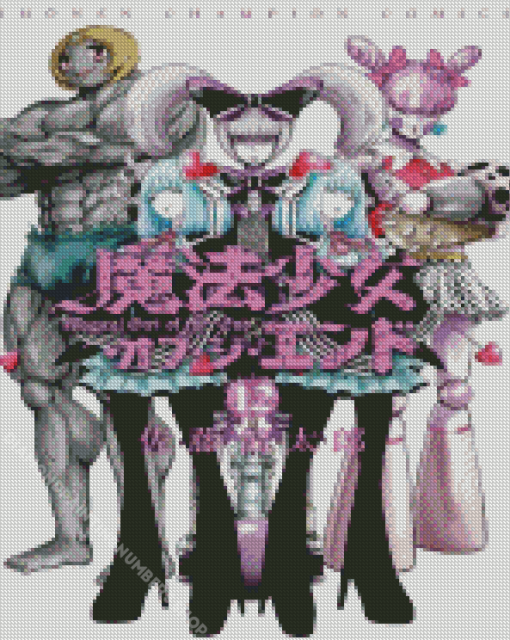 Magical Girl Apocalypse Characters Diamond Painting