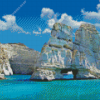 Milos Island In The Aegean Sea Diamond Painting