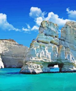 Milos Island In The Aegean Sea Diamond Painting