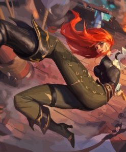 Miss Fortune Game Character Diamond Painting