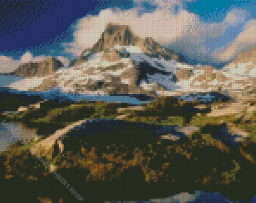 Mountain By Ansel Adams Diamond Painting