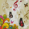 Musical Notes Diamond Painting