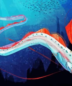 Oarfish Underwater Art Diamond Painting