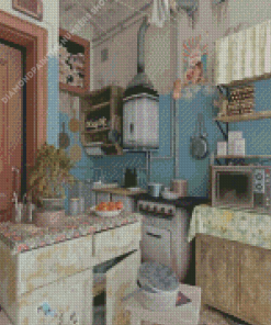 Old Vintage Kitchen Diamond Painting