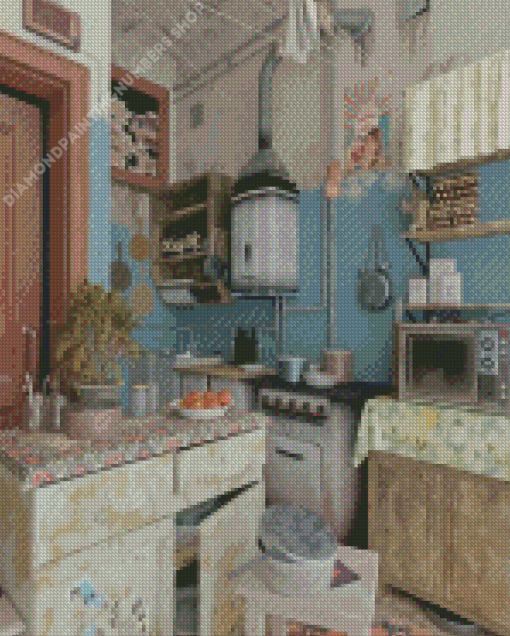 Old Vintage Kitchen Diamond Painting