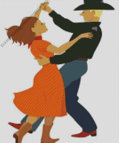 Polka Dancers Diamond Painting