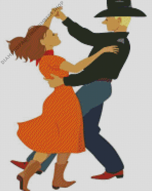 Polka Dancers Diamond Painting