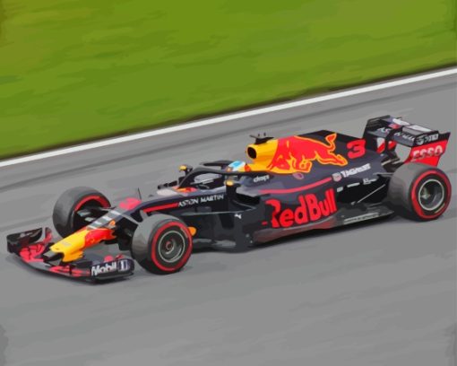 Red Bull F1 Diamond Painting