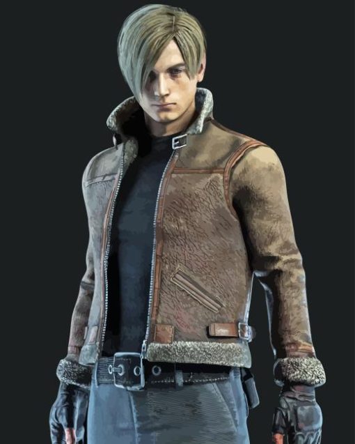 Resident Evil Leon Kennedy Diamond Painting