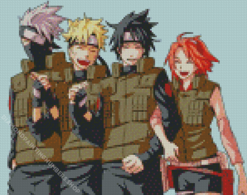 Sasuke And Sakura Shippuden Diamond Painting