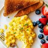 Scrambled Egg With Fruits And Toast Diamond Painting