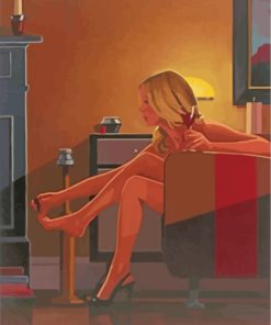 Woman By Jack Vettriano Diamond Painting