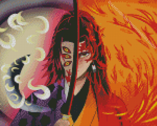 Yoriichi Tsugikuni Demon Slayer Diamond Painting