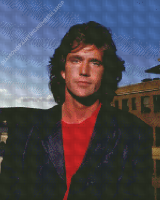 Young Mel Gibson Diamond Painting