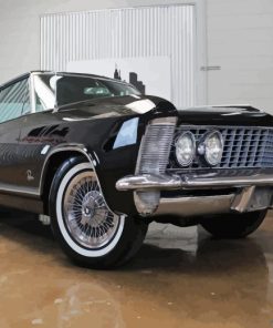 63 Riviera Black Car Diamond Painting