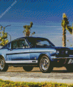 65 Mustang Car Diamond Painting