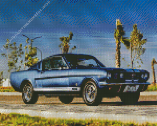 65 Mustang Car Diamond Painting