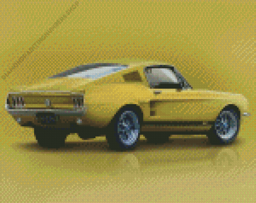 67 Mustang Diamond Painting