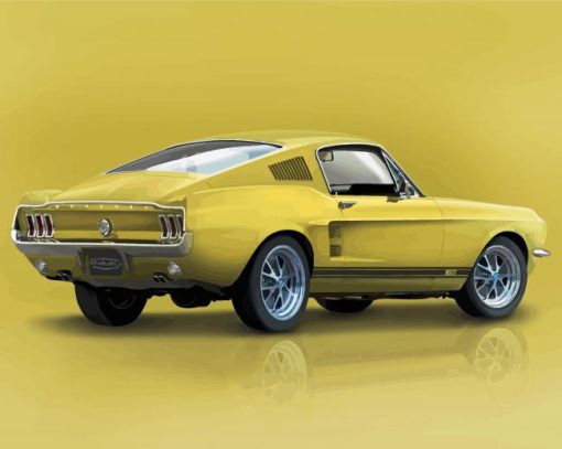 67 Mustang Diamond Painting