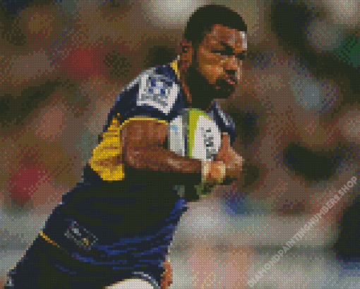 ACT Brumbies Rugby Player Diamond Painting