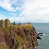 Aberdeen Dunnottar Castle Seascape Diamond Painting