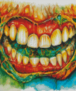 Abstract Teeth Art Diamond Painting