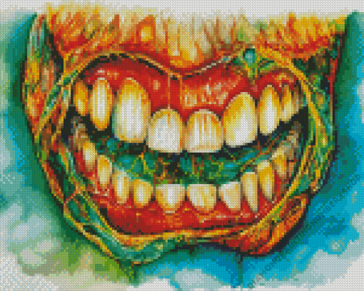 Abstract Teeth Art Diamond Painting