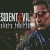 Alber Wesker Resident Evil Poster Diamond Painting