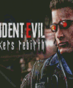 Alber Wesker Resident Evil Poster Diamond Painting