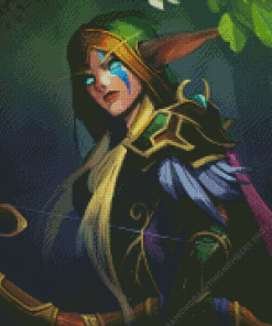 Alleria Windrunner Diamond Painting