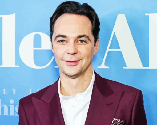 American Actor Jim Parsons Diamond Painting