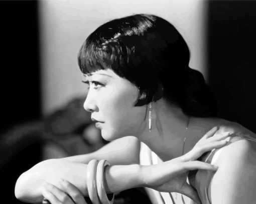 Anna May Wong Side Profile Diamond Painting