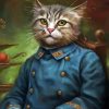 Army Cat Diamond Painting