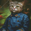 Army Cat Diamond Painting