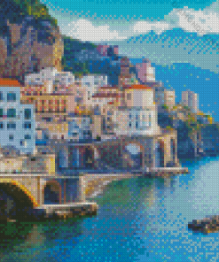 Atrani Amalfi Coast Diamond Painting