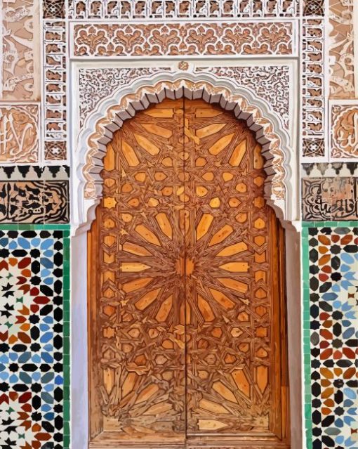 Authentic Moroccan Door Diamond Painting