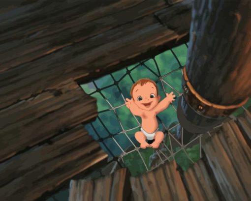 Baby Tarzan Diamond Painting