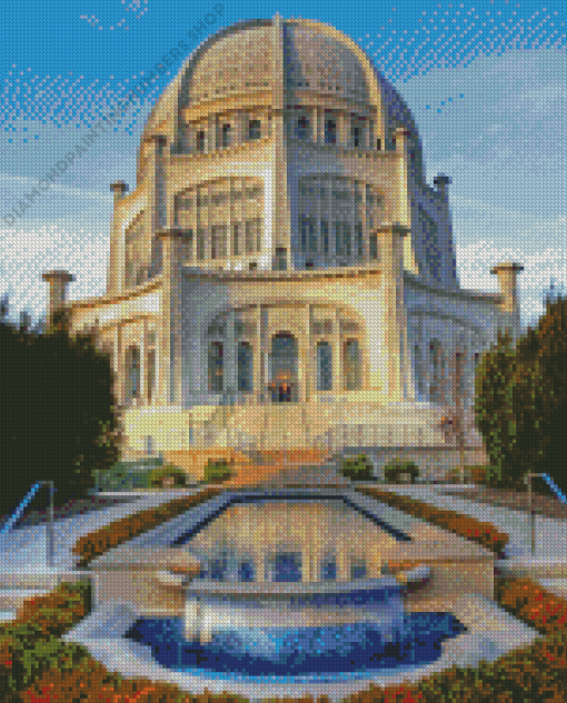 Bahai House of Worship Diamond Painting