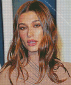 Beautiful Hailey Bieber Diamond Painting