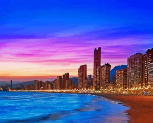 Benidorm Alicante Diamond Painting